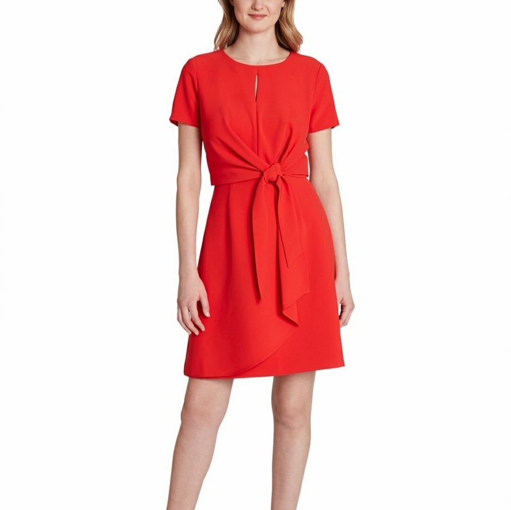 🆕️ 💃🏻 NWT Tahari Tie-Front Sheath Dress
